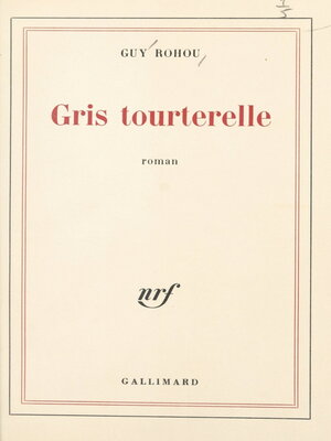 cover image of Gris tourterelle